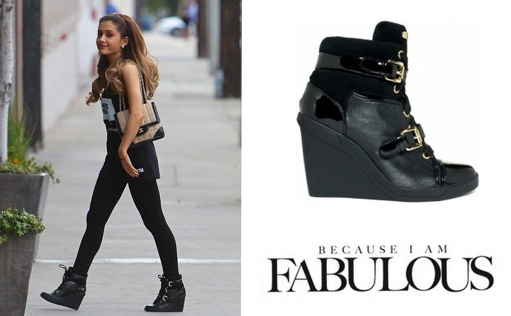 Ariana Grande Feet Shoe Size and Shoe Collection