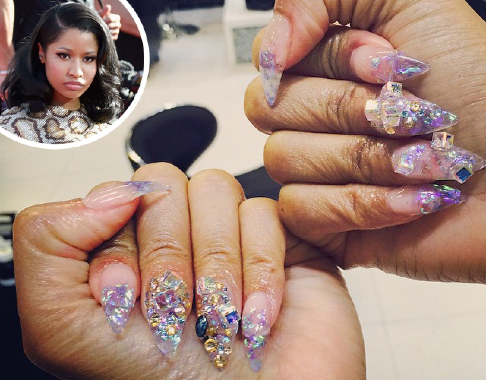 Nicki Minaj Real Hair Feet And Nails