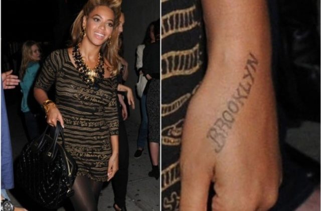 beyonce tattoos
