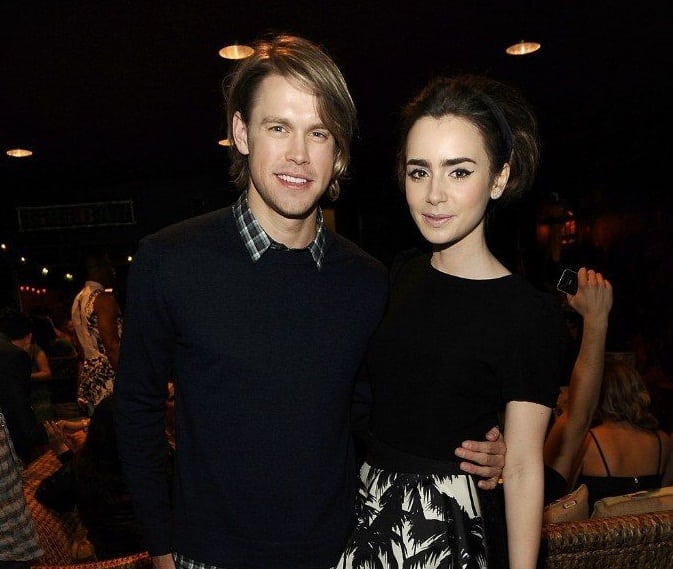 lily collins and Chord Overstreet