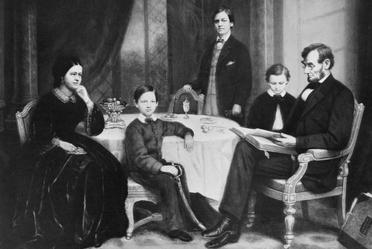 Abraham Lincoln Wife, Sons And Family
