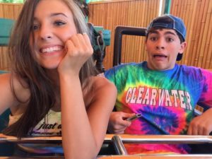 Taylor Alesia and Mikey Barone