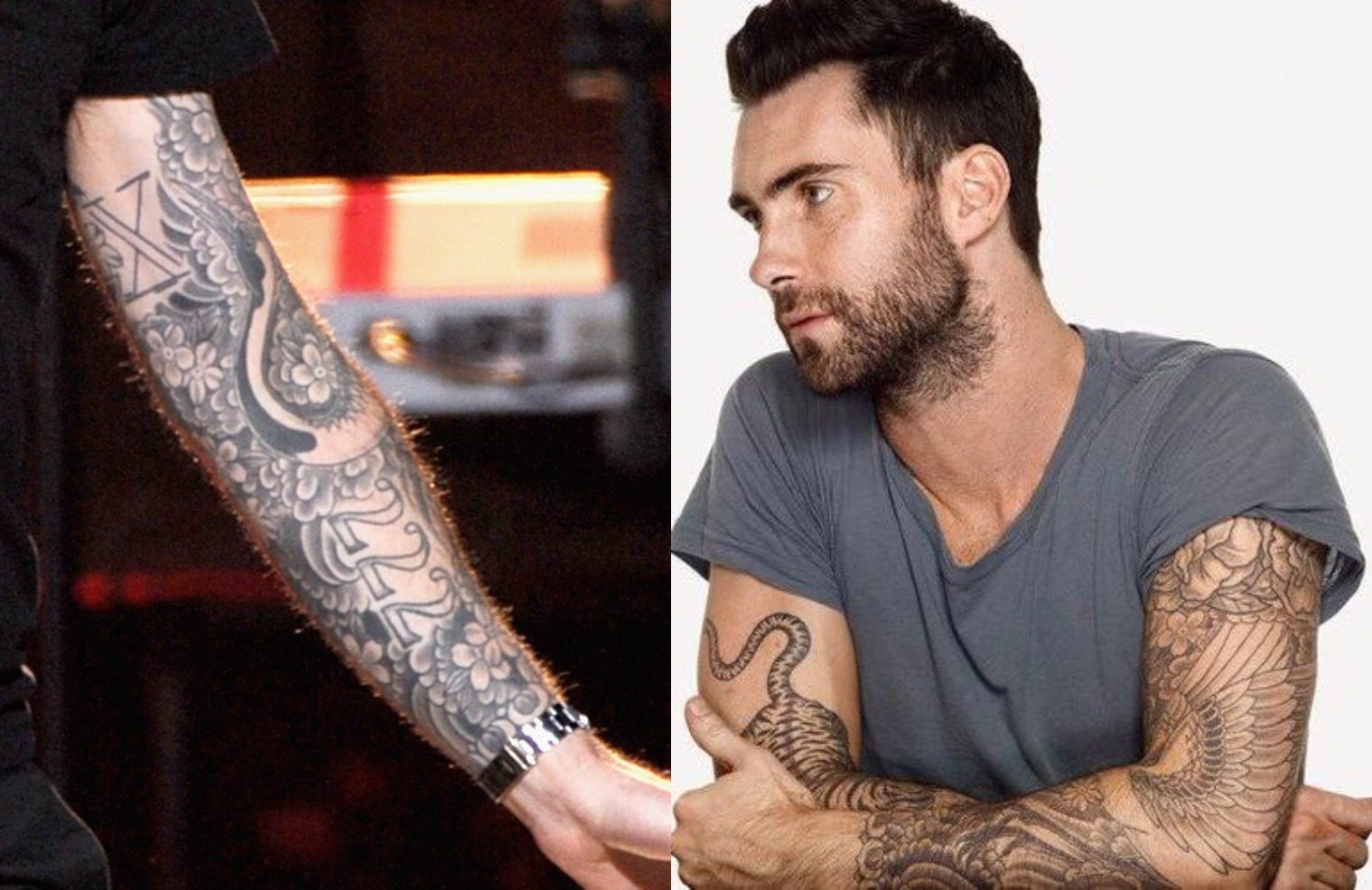 A Complete List of Adam Levine's Tattoos and Their Meanings