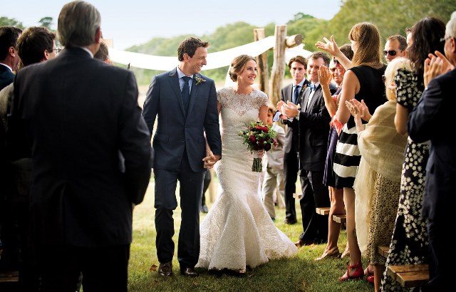 Alexi Ashe's wedding to Seth Meyers