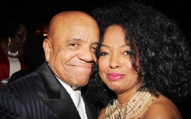 Berry Gordy and Diana Ross
