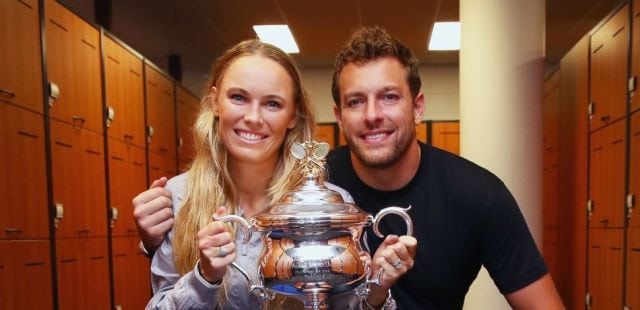 Caroline Wozniacki and fiance David Lee