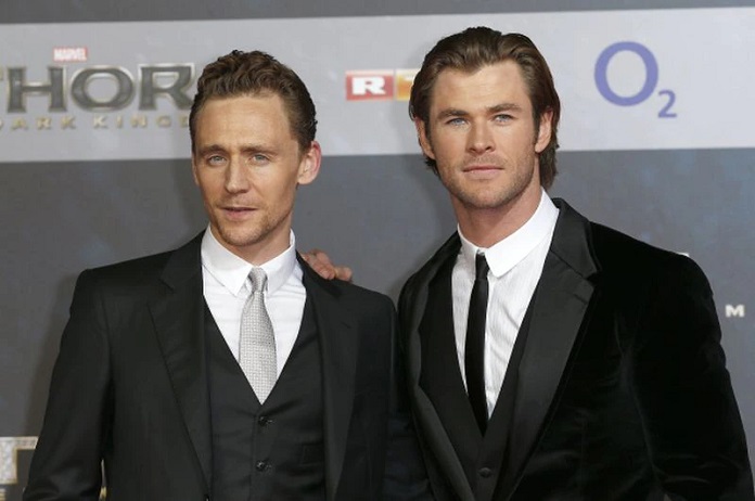 Chris Hemsworth and Tom Hiddlestone 