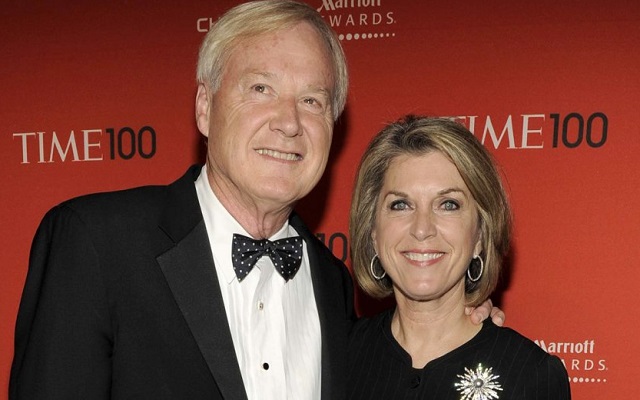 Chris Matthews and his wife, Kathleen Matthews