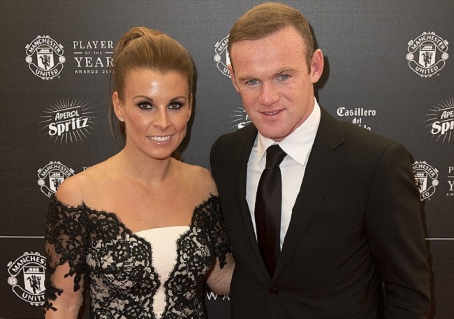 Coleen Rooney and her husband