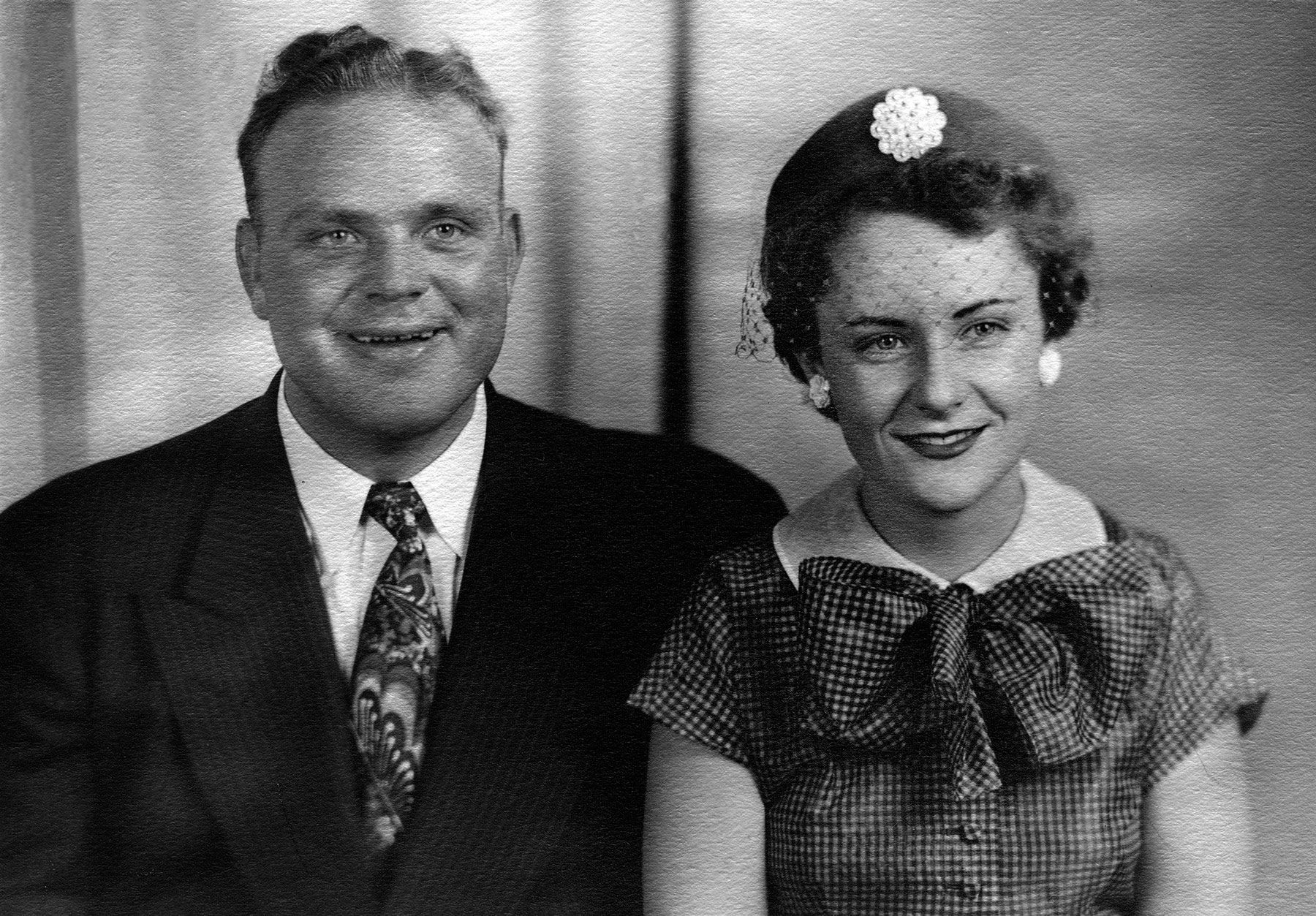 Dan Blocker and wife Dolphia Lee Parker