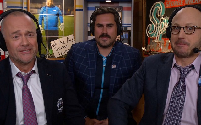 Dan Katz with Rog and Davo at NBC