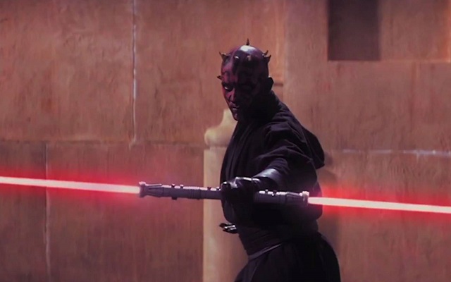 Darth Maul as apprentice to Darth Sidious
