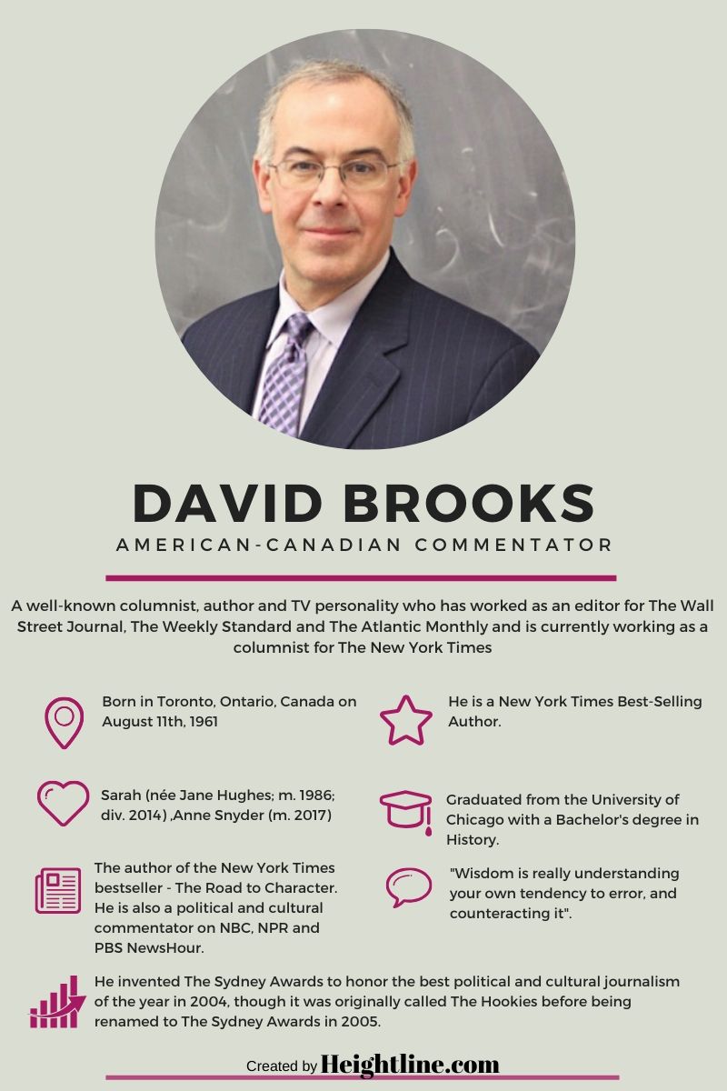 David Brooks fact card