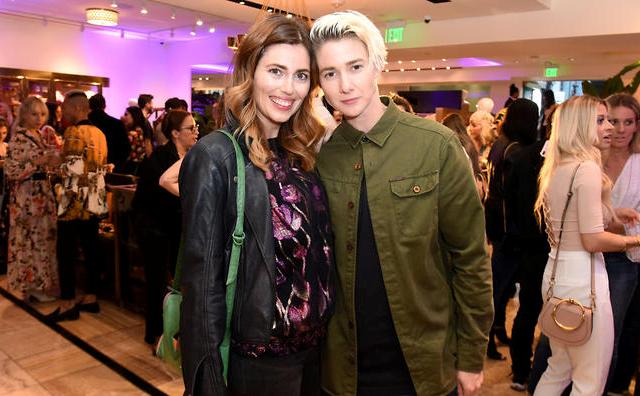Diora Baird and partner Mav Viola
