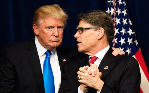 Doanld Trump and Rick Perry