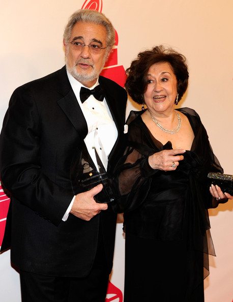 Placido Domingo Family, wife