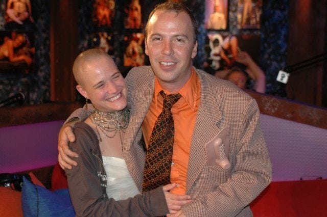 Doug Stanhope and his girlfriend, Amy Bingo Bingaman