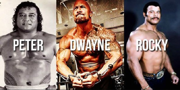 Dwayne Johnson father and grandfather