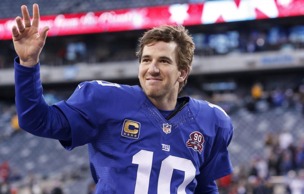 Eli Manning; Richest NFL Footballers