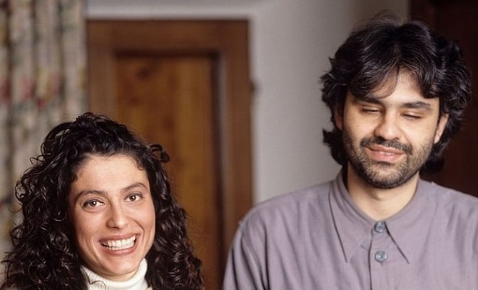 Enrica Cenzatti and Andrea Bocelli