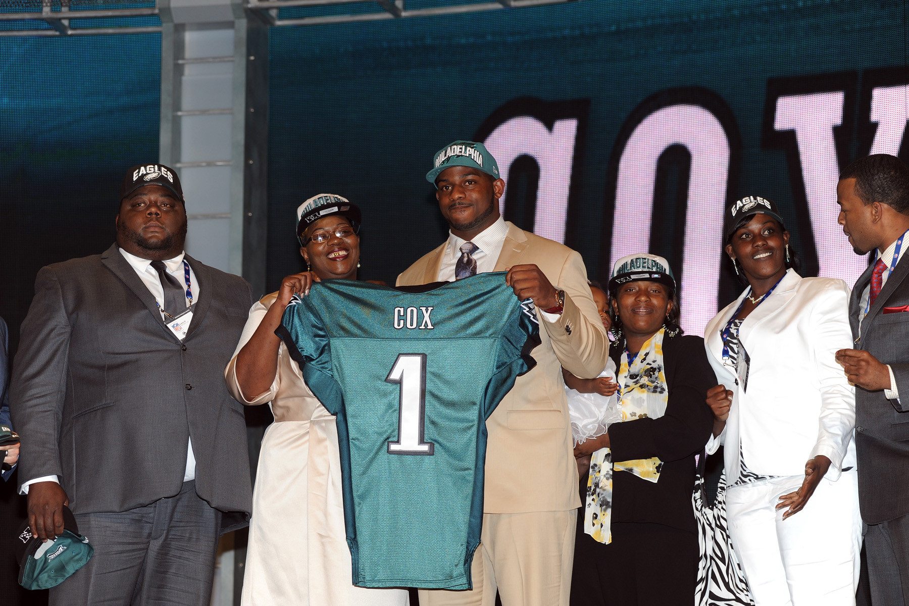 Fletcher Cox and Mum Malissa Cox