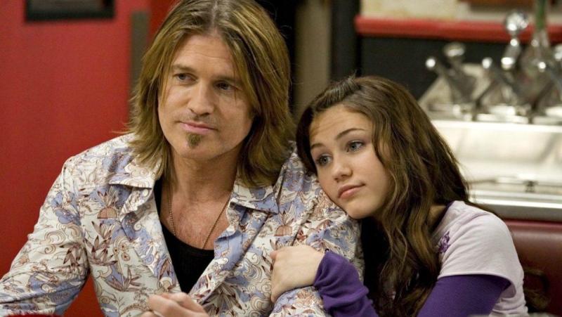 Billy Ray Cyrus and Miley Cyrus