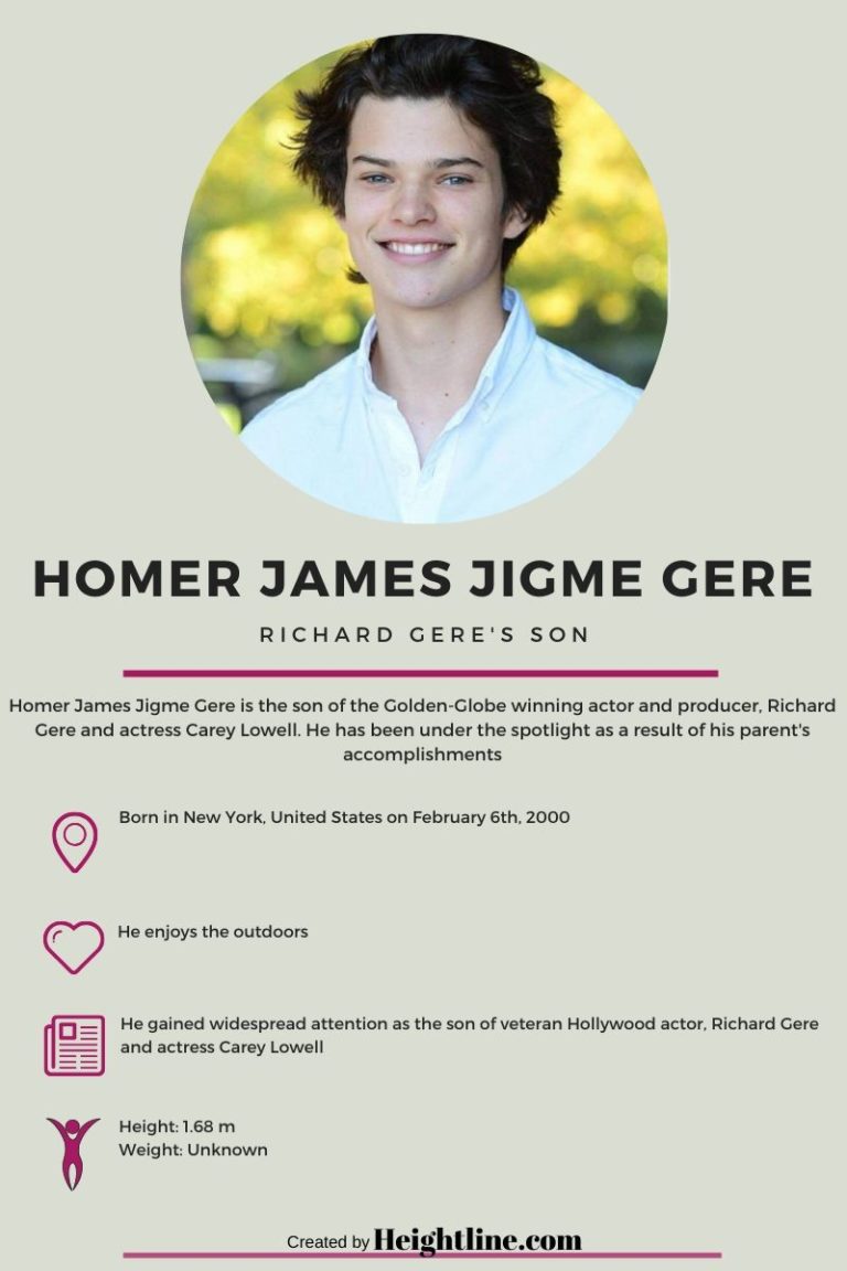 Homer James Jigme Gere Everything About Richard Gere's Son
