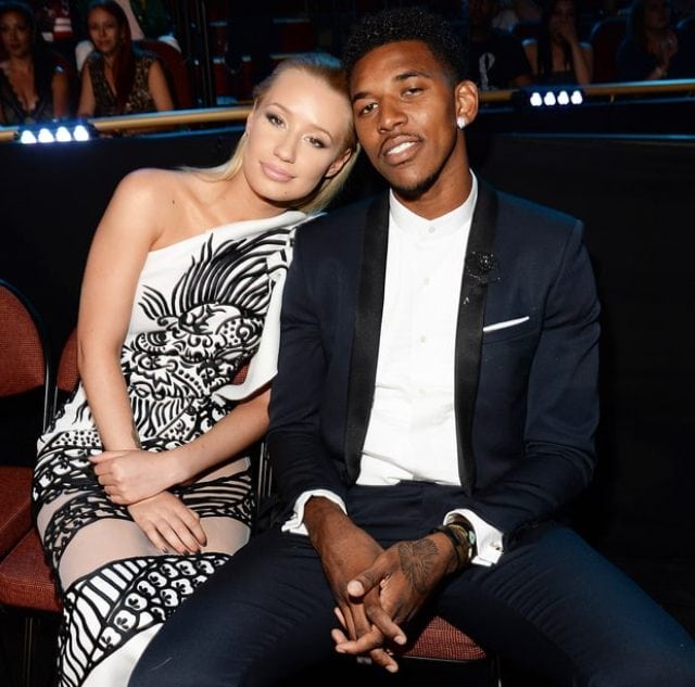 Iggy Azalea and her ex-fiancé Nick Young