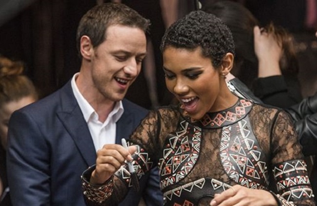 James McAvoy Alexandra Shipp