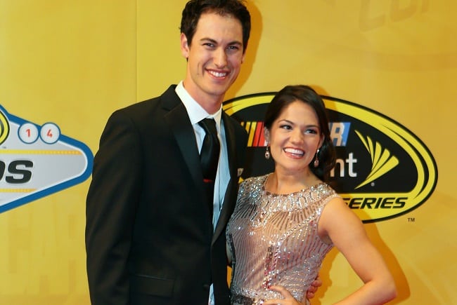Joey Logano and wife Brittany Baca