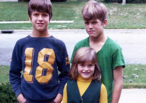 John, Jim and Joani Harbaugh