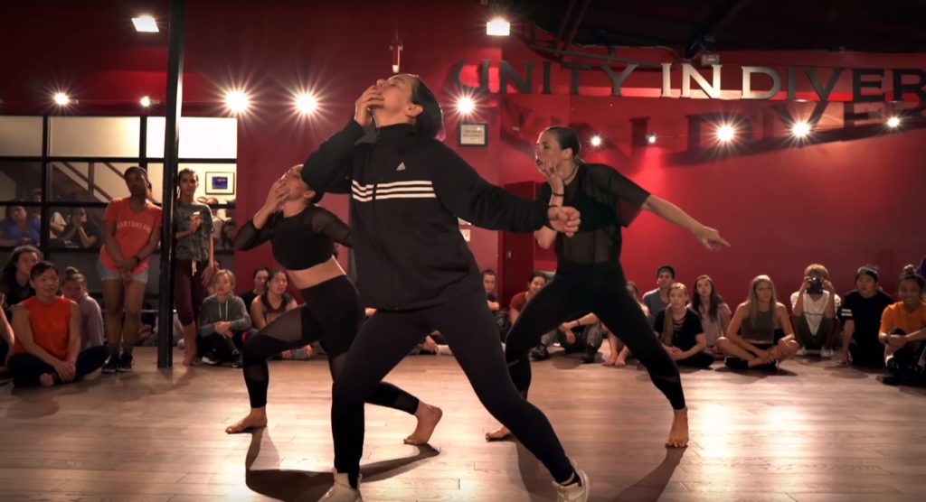 Jojo Gomez in a dance session