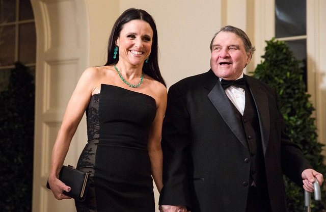 Julia Louis-Dreyfus and her father Gerard Louis-Dreyfus