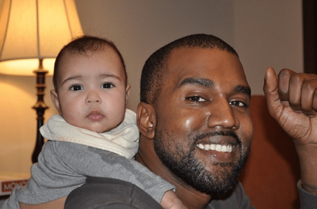Kanye and North West