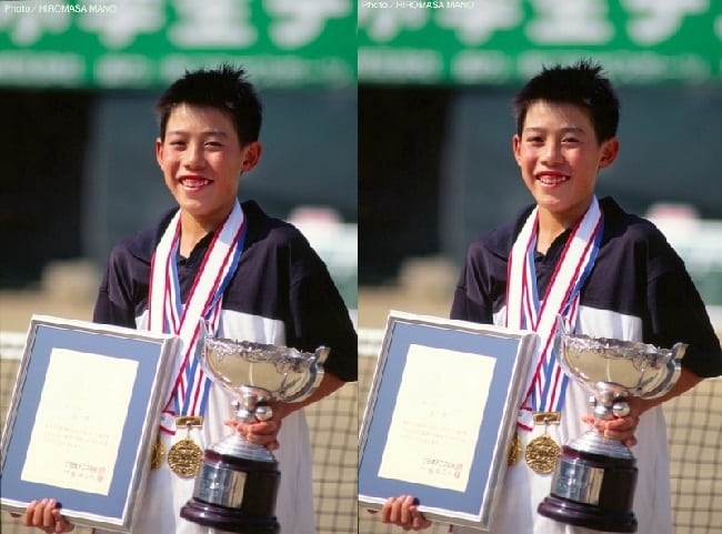Kei Nishikori at Elementary School National Championships