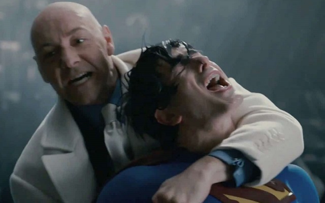Spacey and Brandon Routh in 'Superman Returns'