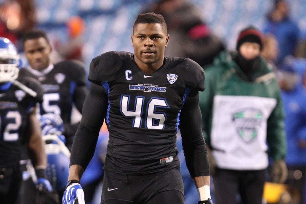 Khalil Mack playing football in college