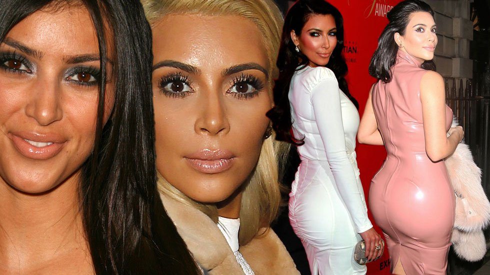 Kim Kardashian's Midnight Blue Hair: Before and After Photos - wide 9