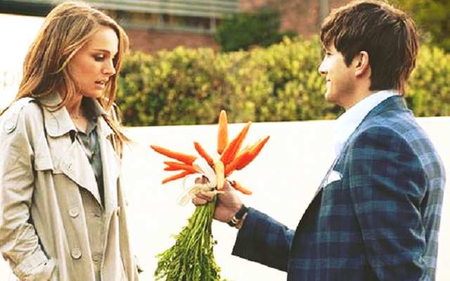 Kutcher and Natalie Portman in 'No Strings Attached'