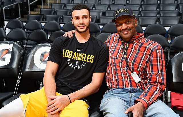 Larry Nance Jr. and his father Larry Nance