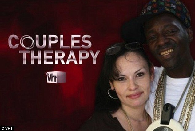 Liz Trujillo and Flavor Flav 