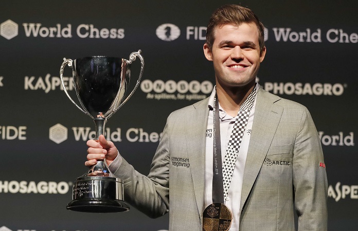 Magnus Carlsen's FIDE Score - 101qs