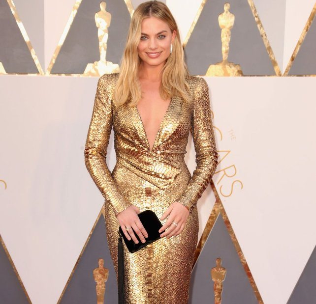 Margot Robbie at the 2016 Oscars