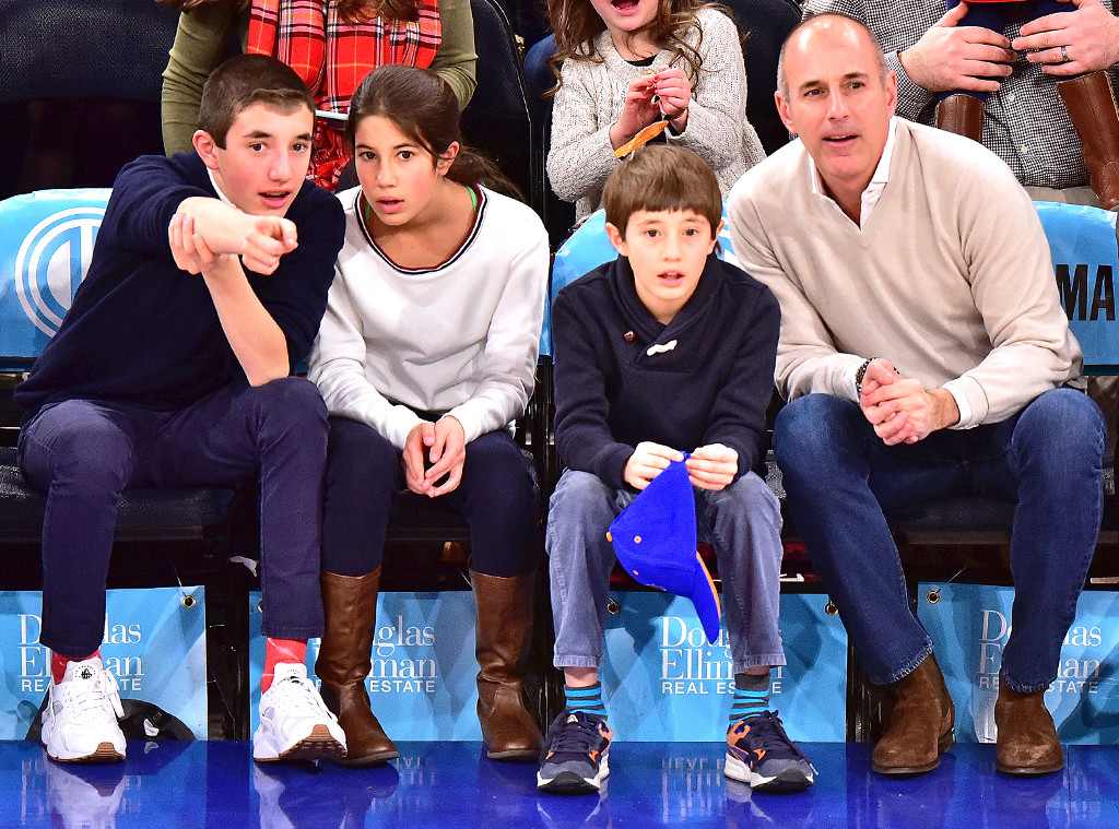 Matt Lauer and his Kids