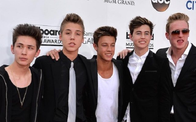 Matthew Espinosa (2nd from left) and other members of the MagCon Boys