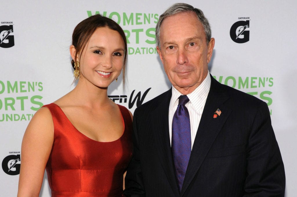 Michael Bloomberg and daughter Gerogina