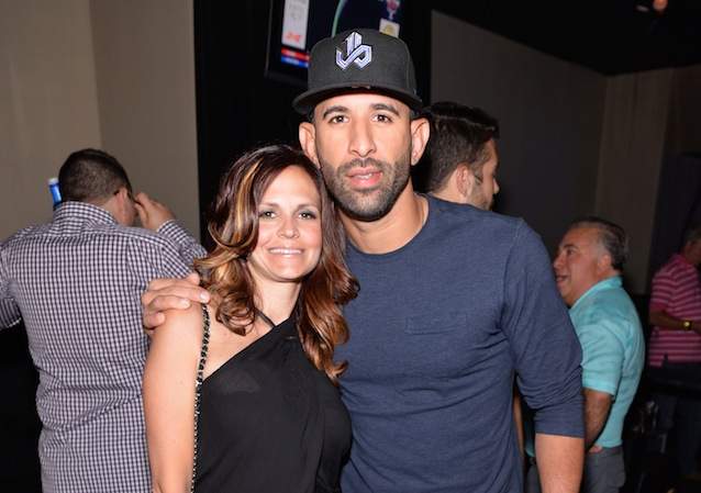 Neisha Croyle and Jose Bautista