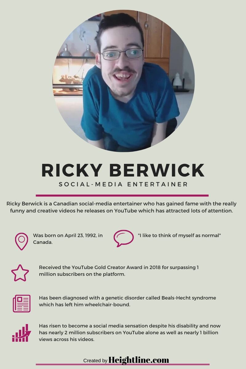 Whats wrong with ricky berwick