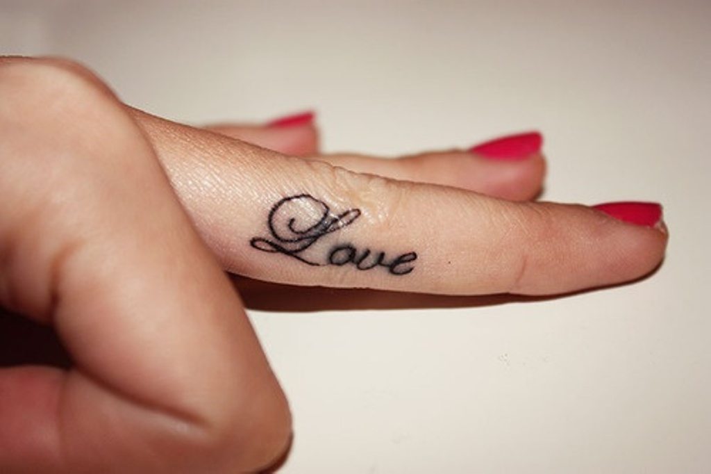 Rihanna's tattoos love