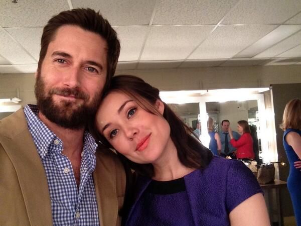 Ryan Eggold with co-star Megan Boone